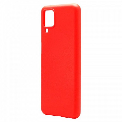 Θήκη Liquid Silicon inos Samsung A125F Galaxy A12/ A127F Galaxy A12 Nacho/ M127F Galaxy M12 L-Cover Κόκκινο
