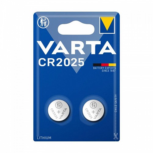 Lithium Button Cells Varta CR2025 (2 τεμ)