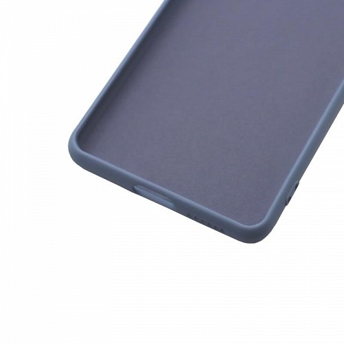 Θήκη Liquid Silicon inos Xiaomi 11T 5G / 11T Pro 5G L-Cover Γκρι-Μπλε