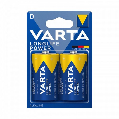 Μπαταρία Alkaline Varta Longlife Power D LR20 (2 τεμ.)