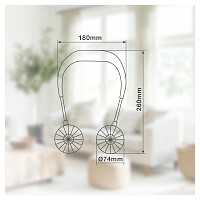 Ανεμιστήρας Κεφαλής Επαναφορτιζόμενος Niaros Bhari Micro USB 2.5W Μαύρο