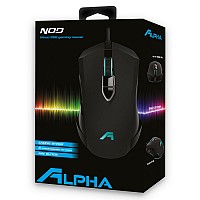 Ενσύρματο RGB Gaming mouse με λογισμικό για custom setup και ανάλυση έως 4000DPI NOD ALPHA