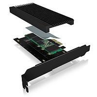 Κάρτα επέκτασης PCIe με υποδοχή για 1 x δίσκο M.2 NVMe SSD ICY BOX IB-PCI208-HS