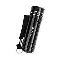 Αλουμινένιος mini φακός LED 30 lm σε μαύρο χρώμα SONORA BLACK RAY