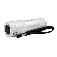 Αλουμινένιος mini φακός LED 30 lm σε ασημί χρώμα SONORA SILVER VERTEX