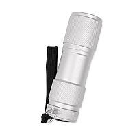 Αλουμινένιος mini φακός LED 30 lm σε ασημί χρώμα SONORA SILVER VERTEX