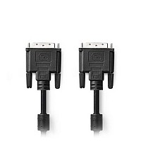 Καλώδιο DVI-D Dual αρσ. - DVI-D Dual αρσ., 2m σε συσκευασία blister NEDIS CCGB32000BK20