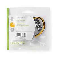 Καλώδιο προέκτασης τροφοδοσίας ATX-12V 4pin αρσ. σε ATX-12V 4pin θηλ. 0.15m  NEDIS CCGP74310VA015