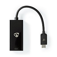 Μετατροπέας USB 3.2 Gen 2x1 Type-C αρσ. - Mini DisplayPort, με ενσωματωμένο καλώδιο 0.20m NEDIS CCGP64452BK02