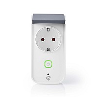 Wi-Fi Smart Plug εξωτερικού χώρου, 16Α, με μετρητή κατανάλωσης ενέργειας NEDIS WIFIPO120FWT