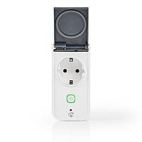 Wi-Fi Smart Plug εξωτερικού χώρου, 16Α, με μετρητή κατανάλωσης ενέργειας NEDIS WIFIPO120FWT