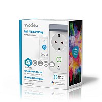 Wi-Fi Smart Plug εξωτερικού χώρου, 16Α, με μετρητή κατανάλωσης ενέργειας NEDIS WIFIPO120FWT