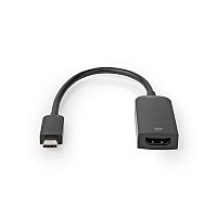 Μετατροπέας USB 3.2 Gen 1x1 Type-C αρσ. - HDMI θηλ., 0.20m NEDIS CCGP64652BK02