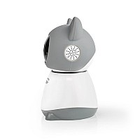 WiFi Smart IP camera Full HD 1080p, με λειτουργία Pan tilt και αισθητήρα θερμοκρασίας & υγρασίας NEDIS WIFICI30CGY