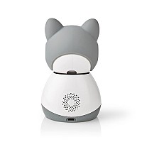 WiFi Smart IP camera Full HD 1080p, με λειτουργία Pan tilt και αισθητήρα θερμοκρασίας & υγρασίας NEDIS WIFICI30CGY