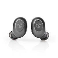 Bluetooth ακουστικά handsfree με θήκη φόρτισης, σε γκρι χρώμα NEDIS HPBT5056GY