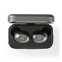 Bluetooth ακουστικά handsfree με θήκη φόρτισης, σε γκρι χρώμα NEDIS HPBT5056GY