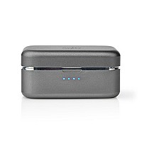 Bluetooth ακουστικά handsfree με θήκη φόρτισης, σε γκρι χρώμα NEDIS HPBT5056GY