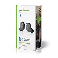Bluetooth ακουστικά handsfree με θήκη φόρτισης, σε γκρι χρώμα NEDIS HPBT5056GY