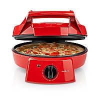 Παρασκευαστής πίτσας 30cm, 1800W NEDIS FCPM100FRD