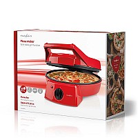 Παρασκευαστής πίτσας 30cm, 1800W NEDIS FCPM100FRD