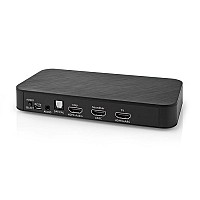 Ψηφιακός μετατροπέας HDMI σε 2x HDMI (eARC) + 1x HDMI ήχου, καθώς και σε έξοδο 3.5 mm kai TosLink NEDIS ACON3445AT