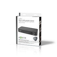 Ψηφιακός μετατροπέας HDMI σε 2x HDMI (eARC) + 1x HDMI ήχου, καθώς και σε έξοδο 3.5 mm kai TosLink NEDIS ACON3445AT