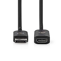 Καλώδιο DisplayPort αρσ. σε HDMI θηλ., 0.20m NEDIS CCGP37108BK02