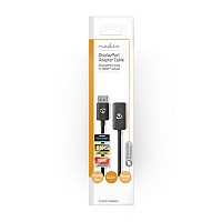 Καλώδιο DisplayPort αρσ. σε HDMI θηλ., 0.20m NEDIS CCGP37108BK02