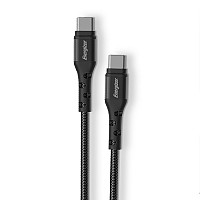 Universal φορτιστής με 1 θύρα USB Type-C και power delivery 20W και premium αποσπώμενο καλώδιο, σε μαύρο χρώμα ENERGIZER A20MUC