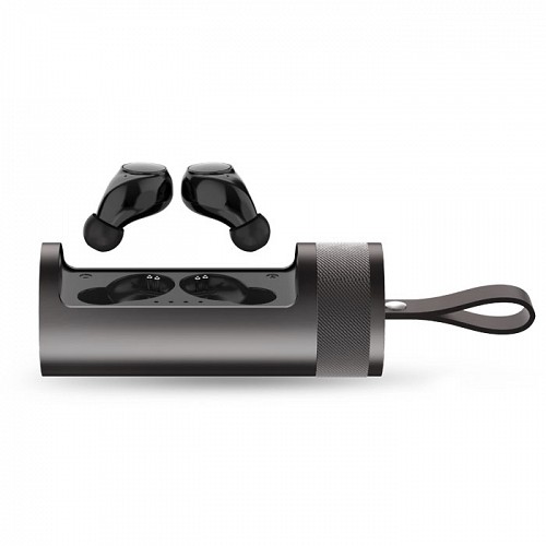 Bluetooth TWS ακουστικά με αλουμινένια θήκη φόρτισης NOD SOUNDTUBE