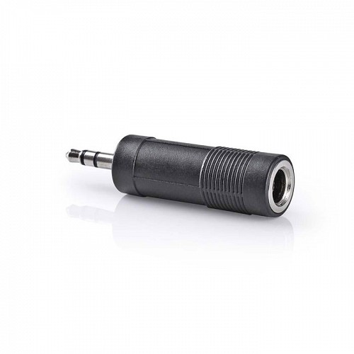 Αντάπτορας 3,5mm Stereo αρσ. - 6,35mm Stereo θηλ. σε μαύρο χρώμα NEDIS CAGB22935BK