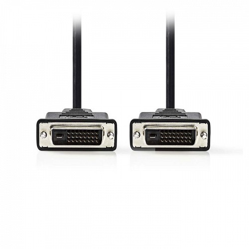 Καλώδιο DVI-D Dual αρσ. - DVI-D Dual αρσ., 2m σε συσκευασία blister NEDIS CCGB32000BK20