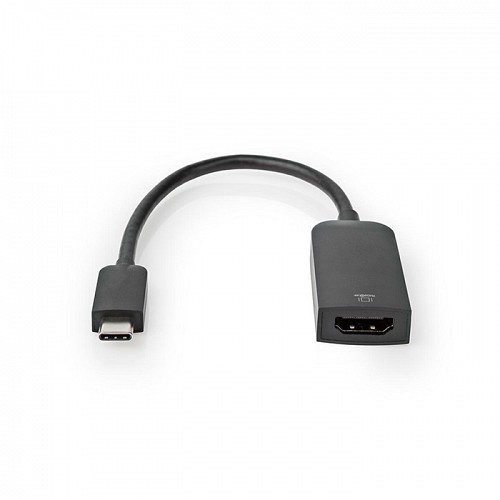 Μετατροπέας USB 3.2 Gen 1x1 Type-C αρσ. - HDMI θηλ., 0.20m NEDIS CCGP64652BK02