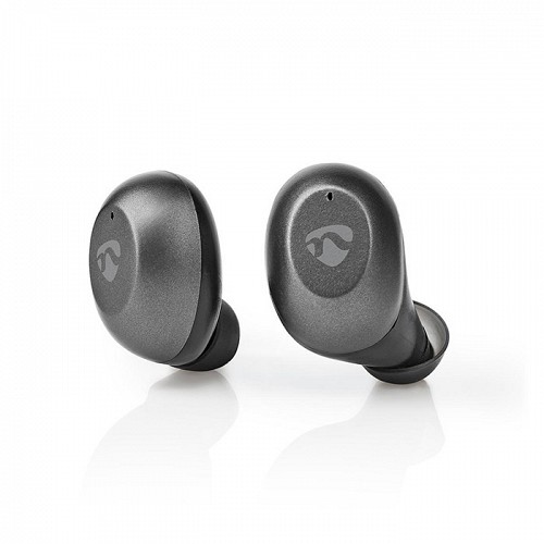 Bluetooth ακουστικά handsfree με θήκη φόρτισης, σε γκρι χρώμα NEDIS HPBT5056GY