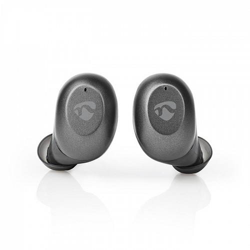 Bluetooth ακουστικά handsfree με θήκη φόρτισης, σε γκρι χρώμα NEDIS HPBT5056GY