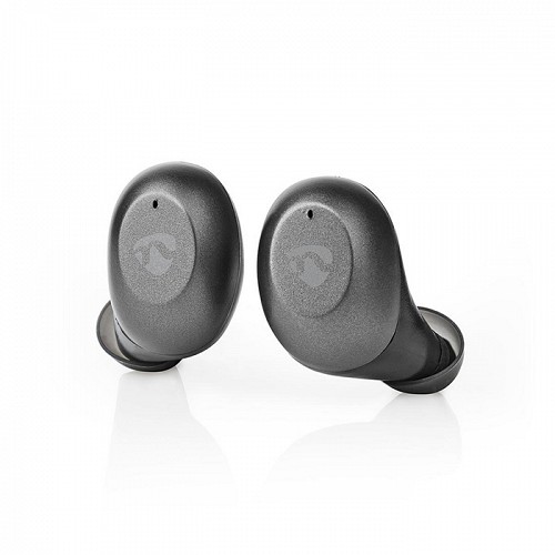 Bluetooth ακουστικά handsfree με θήκη φόρτισης, σε γκρι χρώμα NEDIS HPBT5056GY