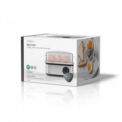 Ανοξείδωτος βραστήρας αυγών (1-8 αυγά), 500W NEDIS KAEB130EAL