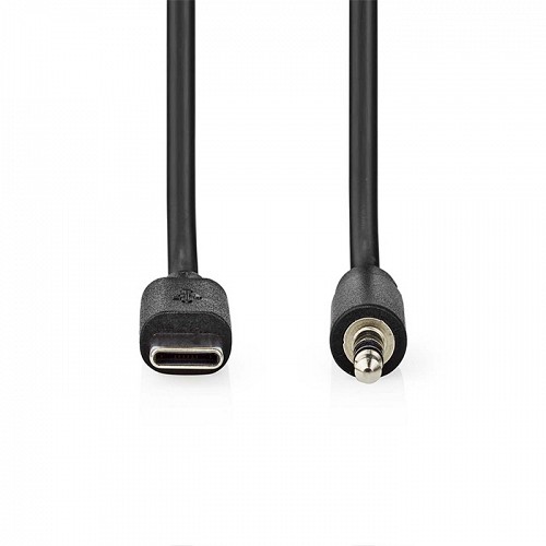 Καλώδιο-αντάπτορας USB High-Speed Type-C αρσ. - 3.5mm αρσ., 1.00m NEDIS CCGP65950BK10