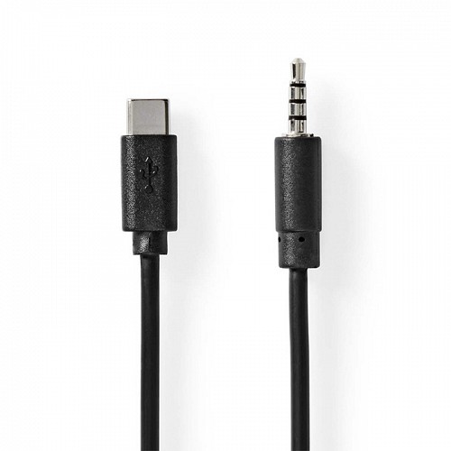Καλώδιο-αντάπτορας USB High-Speed Type-C αρσ. - 3.5mm αρσ., 1.00m NEDIS CCGP65950BK10