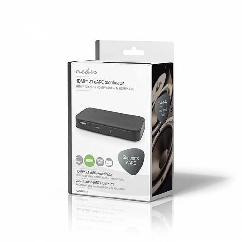 Ψηφιακός μετατροπέας HDMI σε TV HDMI (eARC) και Soundbar HDMI (eARC) NEDIS ACON3435AT