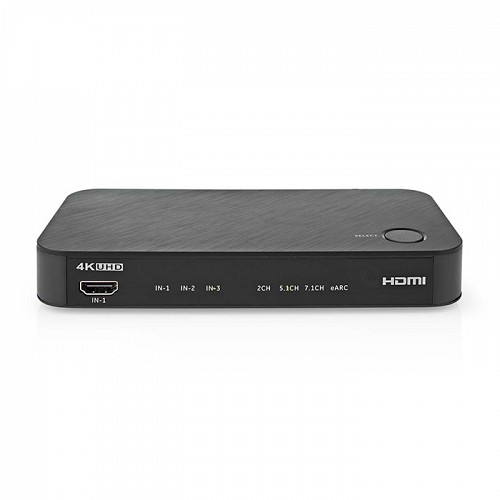 Ψηφιακός μετατροπέας HDMI σε TV HDMI (eARC) + Soundbar HDMI (eARC) + έξοδο 3.5 mm και TosLink NEDIS ACON3455AT