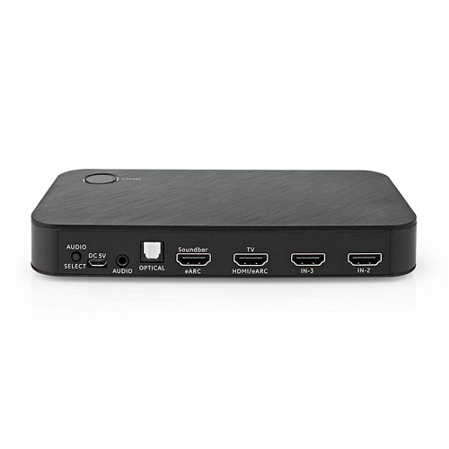 Ψηφιακός μετατροπέας HDMI σε TV HDMI (eARC) + Soundbar HDMI (eARC) + έξοδο 3.5 mm και TosLink NEDIS ACON3455AT