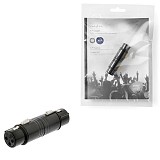 Αντάπτορας XLR 3-Pin θηλ. σε θηλ NEDIS COTP15920BK