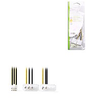 Καλώδιο-splitter τροφοδοσίας PCI Express 6-pin σε 2x Molex 4-pin, 0.15m NEDIS CCGP74210VA015