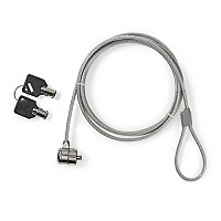 Universal κλειδαριά για laptop με κλειδιά, 1,8m NEDIS NBLKK1002ME