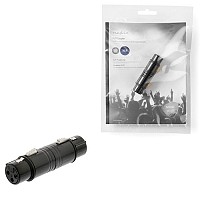 Αντάπτορας XLR 3-Pin θηλ. σε θηλ NEDIS COTP15920BK