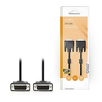 Καλώδιο DVI-D Dual αρσ. - DVI-D Dual αρσ., 2m σε συσκευασία blister NEDIS CCGB32000BK20