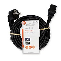 Καλώδιο τροφοδοσίας Schuko αρσ. - IEC-320-C13 θηλ., 5.00m NEDIS CEGL10000BK50