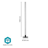 Wi-Fi smart φωτιστικό δαπέδου LED, 10W, 180lm NEDIS WIFILD20RGBW
